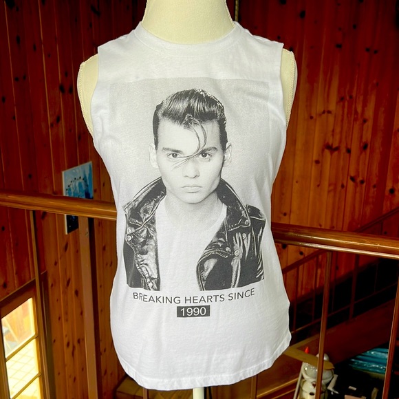 Zara Tops Cry Baby Movie Johnny Depp Tee Tshirt Small Poshmark